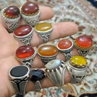 چند عدد انگشتر نقره زیبا وچشمگیر جمع ک دم|بدلیجات|مشهد, مصطفی خمینی|دیوار
