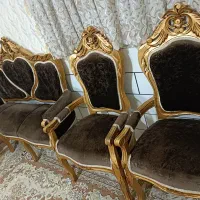 مبل ۹نفره سلطنتی چوب صدامی محکم وبسیار بادوام