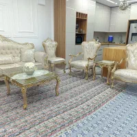 مبلمان ۱۰نفره چوب راش اصل|مبلمان خانگی و میز عسلی|تهران, صفاییه (چشمه علی)|دیوار