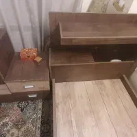 تخت یکنفره به همراه پاتختی و یک فایل 4 کشو|تخت و سرویس خواب|تهران, بنی‌هاشم|دیوار