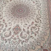فرش ماشینی کرم 700 شانه
