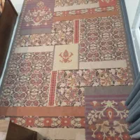 فرش ۵۰۰ شونه و خوش نقشه و زیبا همراه پادری