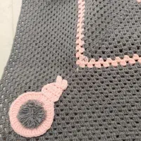 سبد تریکو مخصوص نوزاد پتوی بافت