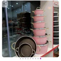 سرویس ۱۵ تکه قابلمه گرانیت