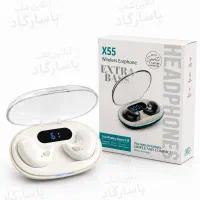 ایرپاد x55/هندزفری بلوتوثی حلزونی/تک عمده