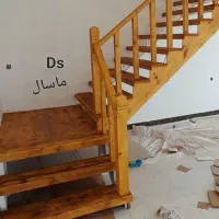 پله چوبی|خدمات پیشه و مهارت|رشت, نظری|دیوار