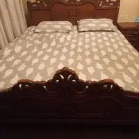 سرویس تخت خواب ((چوب گردو سفارشی))