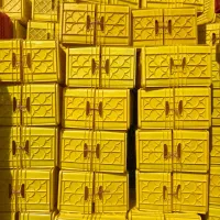 سبدجعبه پلاستیکی حمل زغال ماهی کشتارگاهی و صنعتی