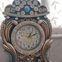 ساعت دیواری تزئینی نگین کوب شده|ساعت دیواری و تزئینی|جهرم, |دیوار