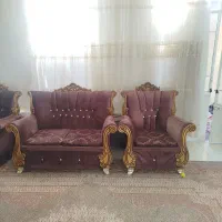 یک دست مبل کامل همراه با میز و عسلی