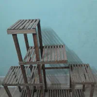 استند گل چوبی