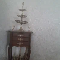 میز تلفن چوبی