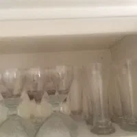 تعدادی جام یکدست بستنی خوری یکدست لیوان شربت خوری|حراج|مشهد, سپاد|دیوار