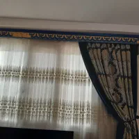 پرده سلطنتی گلدار داماس