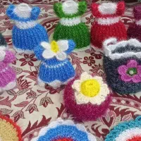 انواع بافتنی اسکاج، رومیزی و بافت تزئینی|لوازم خیاطی و بافتنی|ابریشم, |دیوار