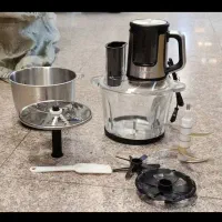 خردکن 4.5 لیتر دو۲کاسه رنده برقی همزن خوردکن آسیاب