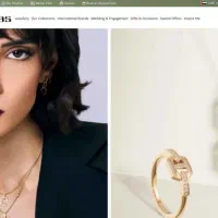 طراحی سایت حرفه‌ای طلا و جواهرات