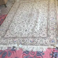 جفت قالیچه اصفهان کرک و ابریشم|فرش|اصفهان, باغ زیار|دیوار