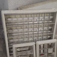 قاب لامپ مهتابی استیل