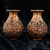 گلدان مسی و جام