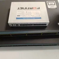 یک عدد فورتی گیت 60F و دو عدد سوئیچ سیسکو