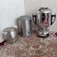 یک عدد سماور یک عدد فلاکس یک عدد سماور کوچک