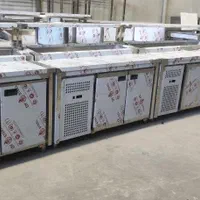 تاپینگ پیتزا یخچال ایستاده آبسردکن یخچال زیر گریل