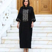 مانتو مخمل کارشده