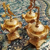 سه عددقندان برنز|ظروف سرو و پذیرایی|کرج, کوی امامیه|دیوار