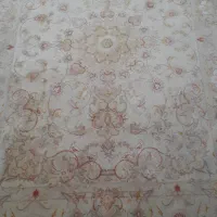 جفت قالیچه چله ابریشم طرح علیا 40رج|فرش|مراغه, |دیوار