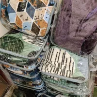 پتو طرح گلبافت یک نفره طرح دار|رختخواب، بالش، پتو|زاهدان, |دیوار