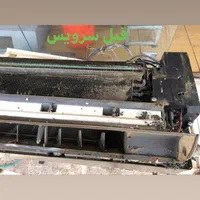 نصب سرویس وجابجایی انواع اسپلیت وشارژ گاز R22وR410|خدمات پیشه و مهارت|بم, |دیوار