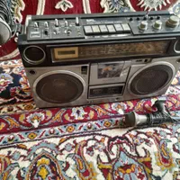 رادیو ضبط ژاپنی قدیمی|سیستم صوتی خانگی|ملارد, |دیوار