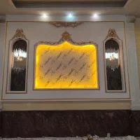 کناف سقف کاذب کاغذدیواری دیوارپوش نقاشی تی‌وی وال|خدمات پیشه و مهارت|قزوین, |دیوار