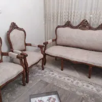 مبل نیمه استیل کلاسیک راحتی کمجا ۹ نفره|مبلمان خانگی و میز عسلی|تهران, زنجان|دیوار