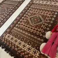 گلیم فرش چهار متری دو عدد
