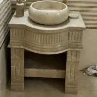 روشویی سنگی درجه یک|لوازم سرویس بهداشتی|ری, شهید غیوری (ابن باویه)|دیوار