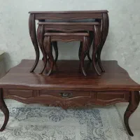 کلکسیون میز جلومبلی ام دی اف ۴ تیکه درجه ۱ شیک