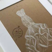 لباس عروس مزون دوزی مدل ماهی یکبار استفاده شده