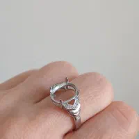 رکاب انگشتر نقره خارجی