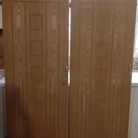۸عدد درب کمد دیواری بالا وپایین چوبی نو درپاکدشت