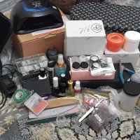 وسایل کاشت ناخن( جداگانه هم به فروش میرسد)