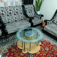 میز شیشه ای و عسلی