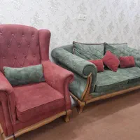 مبل هفت نفر و میز ناهار خوری ۶ نفره در حد نو|مبلمان خانگی و میز عسلی|ری, دولت‌آباد|دیوار