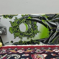 اسکیت برد اسکلتی با کلاه ایمنی همراه با بگ توری|دوچرخه، اسکیت، اسکوتر|بوشهر, |دیوار