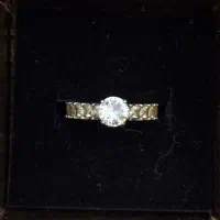 انگشتر نقره ایتالیایی دخترانه