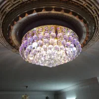 لوستر کریستالی چند حالته با کنترل