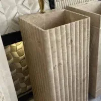 روشویی سنگی طبیعی|لوازم سرویس بهداشتی|ری, تقی آباد|دیوار