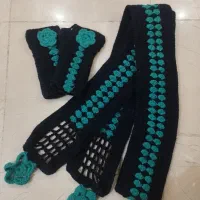 شال و دستکش بافت