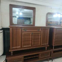 آینه کنسول مدل رومانی|بوفه، ویترین، کنسول|تبریز, |دیوار